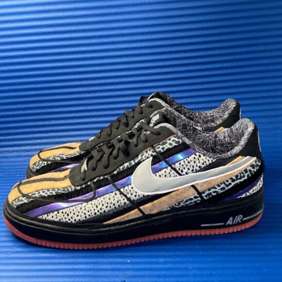 Size 13- Men’s Nike Air Force 1 Low NOLA Gumbo League Sneakers RARE 573974-003 - Picture 2 of 8